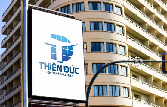 thiết kế logo giá rẻ Thiên Đức - Cửa Nhôm Kính